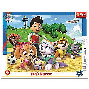 Пазл 25 Trefl: Paw Patrol on the trail