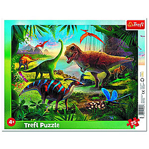 Пазл 25 Trefl: Dinosaurs