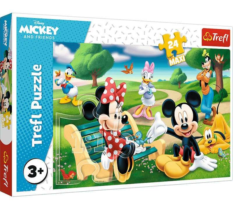 Пазл 24 Maxi Trefl: Mickey Mouse among friends