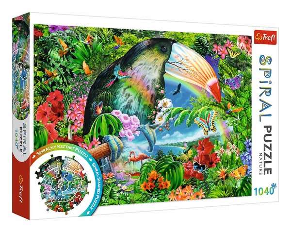 Пазл 1040 Trefl: Tropical animals