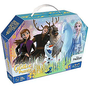 Пазл 70 Glitter Trefl: Disney Frozen