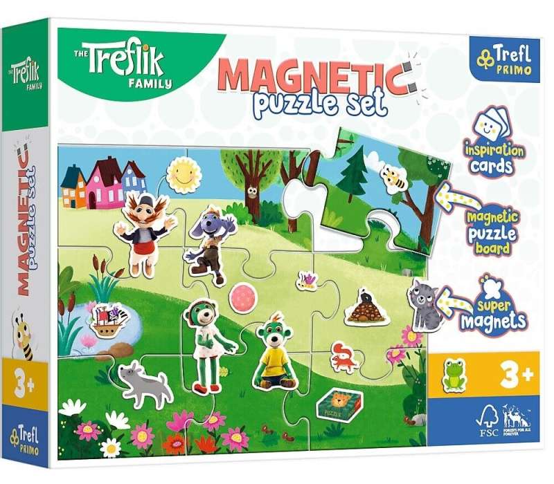 Puzzle Magnetic Trefl: The Trefliks Family