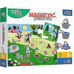 Puzzle Magnetic Trefl: The Trefliks Family