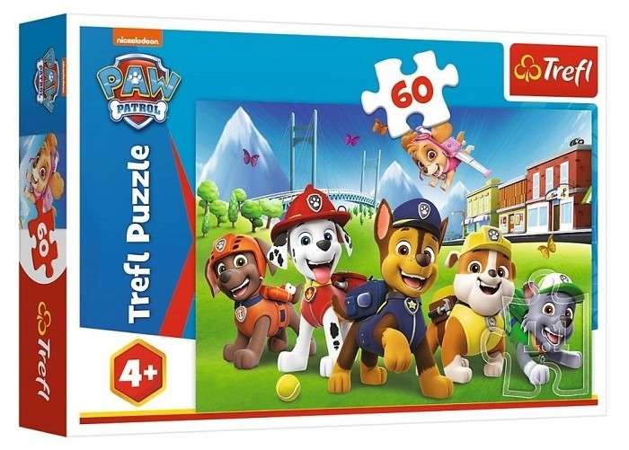 Пазл 60 Trefl: Paw Patrol on the grass