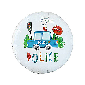 Balon foliowy 18 - Policja