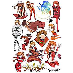 Наклейки Evangelion Asuka Langley