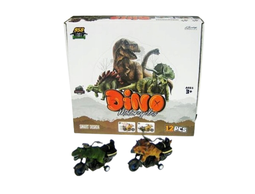 Мотоцикл Dino, 12 см, микс