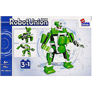 Конструктор 65 дет. RobotUnion, зеленый