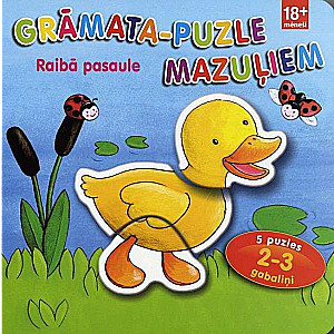 Grāmata-puzle mazuļiem: Raibā pasaule