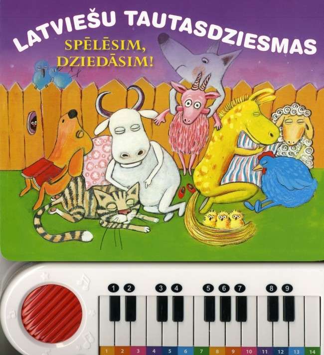 Latviešu tautasdziesmas. Spēlēsim, dziedāsim!