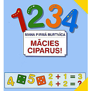 Mana pirmā burtnīca mācies ciparus!