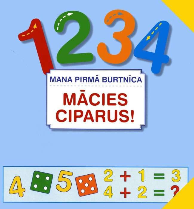 Mana pirmā burtnīca mācies ciparus!