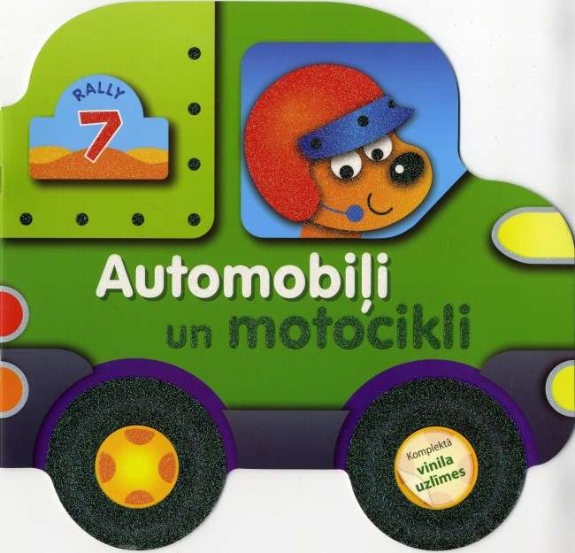 Uzlīmes. Automobiļi un motocikli