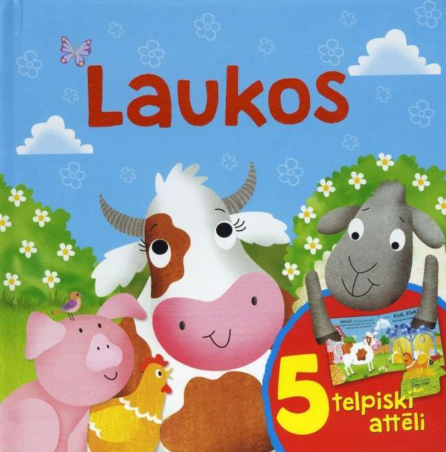 5 telpiski attēli. Laukos