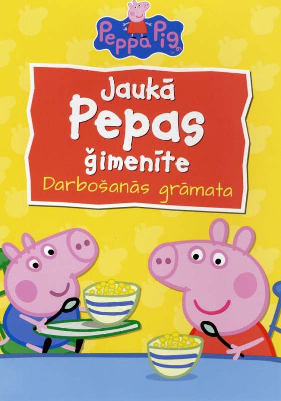 Jaukā Pepas ģimenīte. Darbošanās grāmata