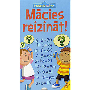 Mācies reizināt! Paslēptās atbildes