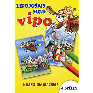 Lidojošais suns Vipo. Krāso un mācies