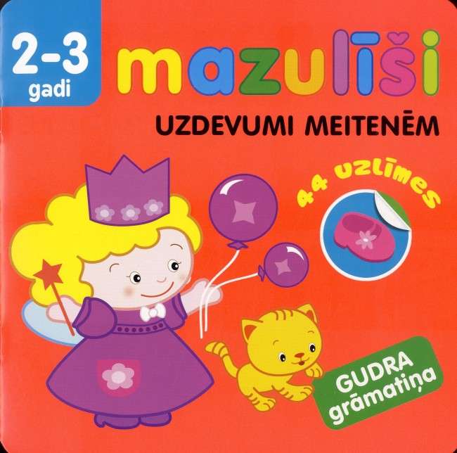 Mazulīši. Uzdevumi meitenēm. 2-3 gadi