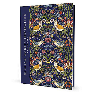 Ежедневник William Morris Inspiration синяя с птицами