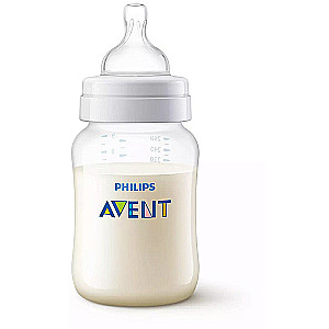 Philips Avent Бутылочка антиколиковая для кормления 260 ml, соска с медленным потоком, 1m+