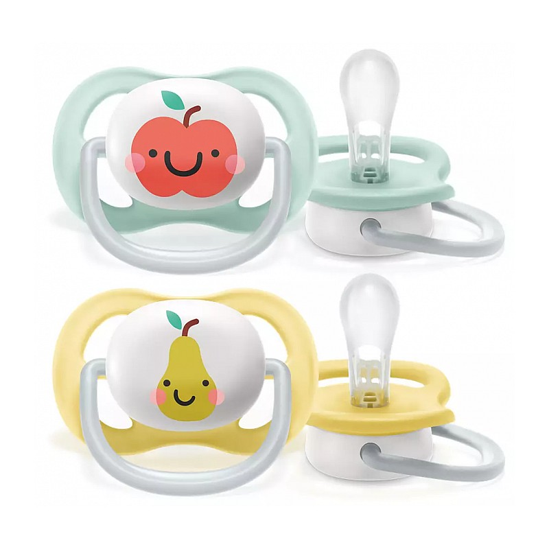 Philips Avent пустышка Ultra Air Fruits DECO, 0-6M 2 шт.