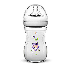 Philips Avent бутылочка для кормления Natural Hippo 260 ml, 1M+