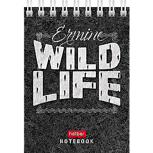 Блокнот 60л А7ф клетка  - Wild Life