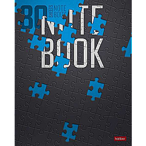 Тетрадь 80л А5ф клетка  - Puzzlestyle