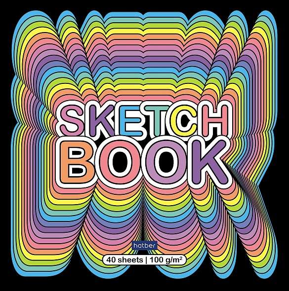 Premium Блокнот SketchBook 40л 220х220мм 