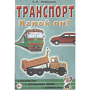 Транспорт. Какой он? Знакомство с окружающим миром, развитие речи.