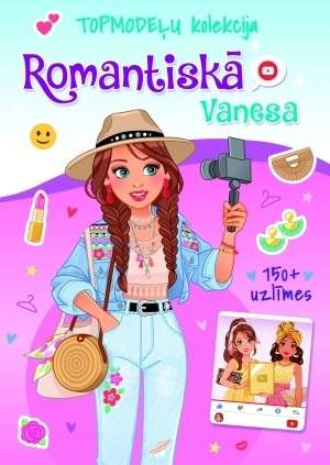 TOPmodeļu kolekcija. Romantiskā Vanesa 150+ uzlīmes