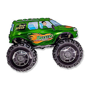 Фольгированный шар Twister Car green