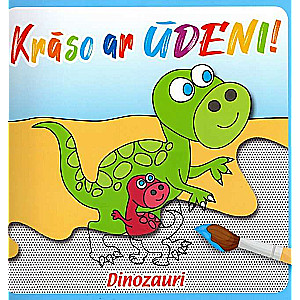 Krāso ar ūdeni! Dinozauri