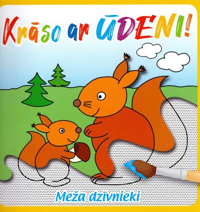 Krāso ar ūdeni! Meža dzīvnieki