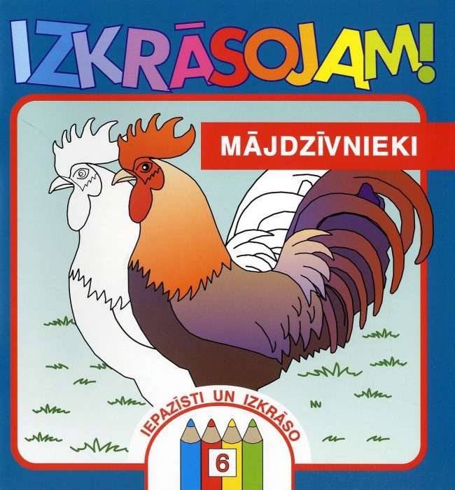 Izkrāsojam! 6 Mājdzīvnieki