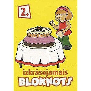 Izkrāsojamais bloknots. Meitene