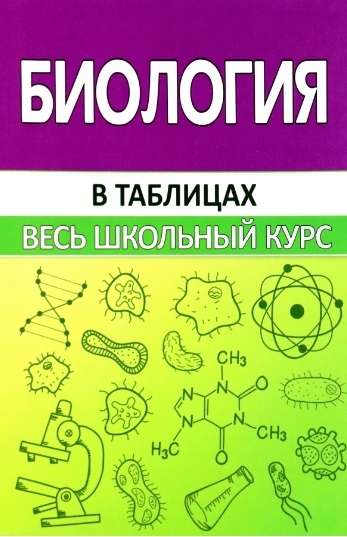 Биология. Весь школьный курс в таблицах и схемах