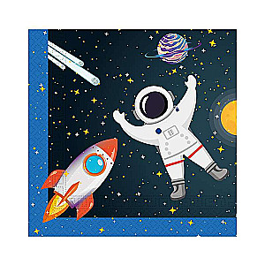 Салфетки 33x33см.20шт Rocket Space