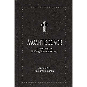 Молитвослов Дивен Бог во святых Своих с тропарями и кондаками святым, серебряная серия