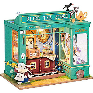 3D складная миниатюра ROBOTIME  Alice Tea Store