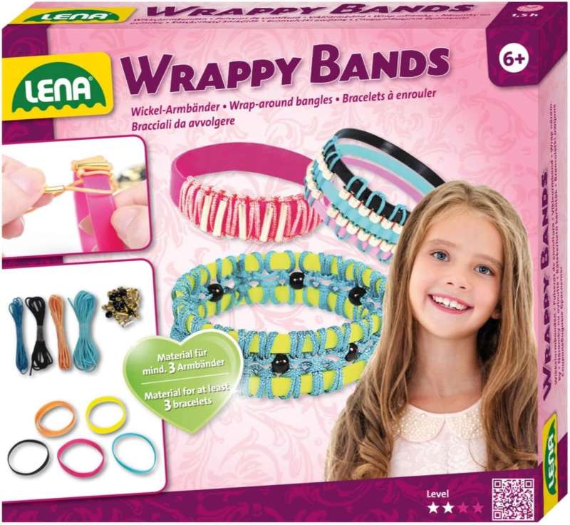 Набор для творчества LENA Wrappy Bands, создай свой браслет