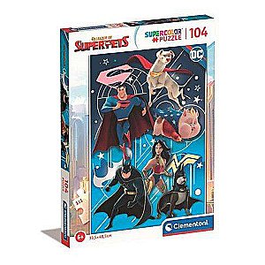 Пазл 104 CLEMENTONI DC SUPERPETS -2