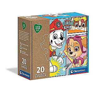 Пазл 2X20 CLEMENTONI PFF PAW PATROL