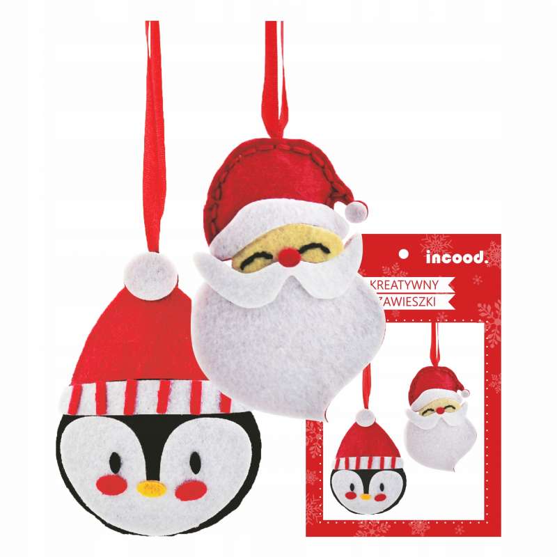 Рождественский набор для творчества 2 шт. Пингвин/Дед мороз