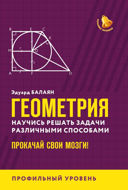 Геометрия: научись решать задачи различными способами. Прокачай свои мозги! Профильный уровень