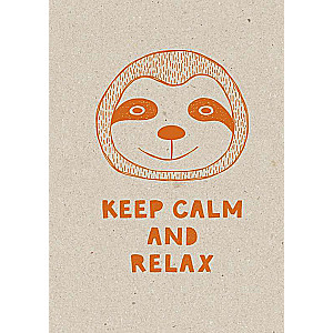 Keep calm and relax. Тетрадь А5, 48 л., УФ-лак, накидки