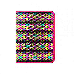 Папка для тетрадей на молнии пластиковая ErichKrause® Pink&Yellow Beads, А4