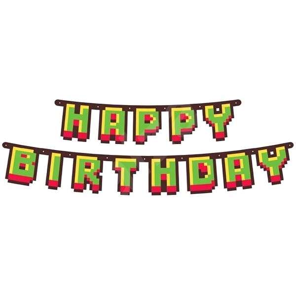 Праздничная гирлянда Happy Birthday Game On, 160 см