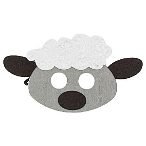 Маска из фетра  Sheep, size 25 x 14 см