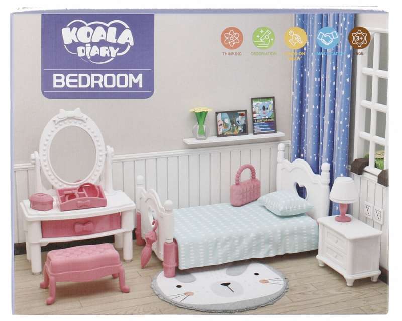 Комплект мебели для спальни с аксессуарами KOALA DIARY 21x16x6